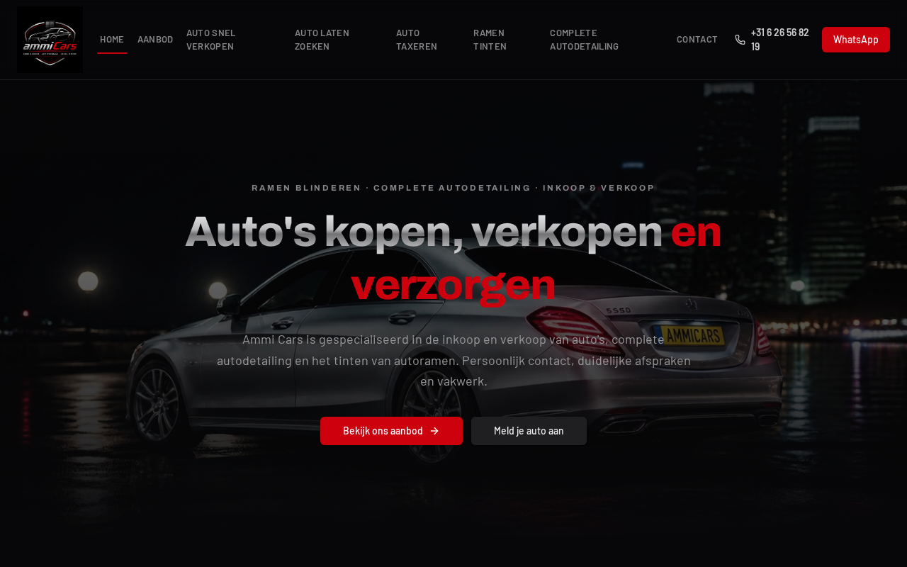Beginpagina van Ammicars